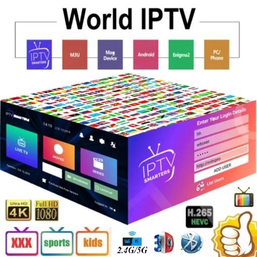 뜨거운 판매 안정적인 3개월 HD 월드 스마트 TV 스마트 프로 xxx STB IOS PC VLC Enigma2
